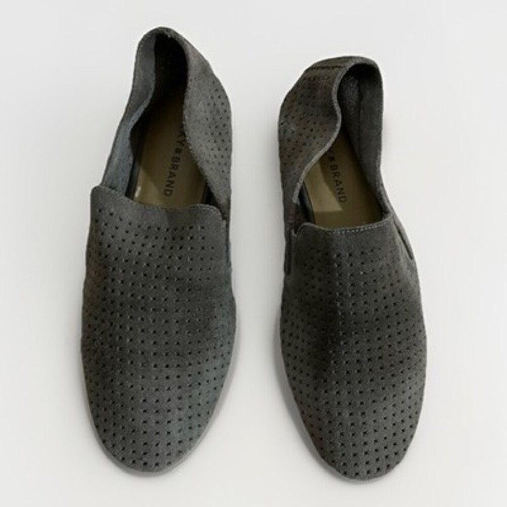 Lucky Brand | Suede Perforated Loafers | Womens Size 9